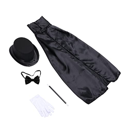 IMIKEYA Teiliges Zaubererkostüm Set Für Inklusive Umhang Hut Handschuhe Krawatte Und Zauberstab Für Halloween Cosplay Und Kostümpartys IMIKEYA Teiliges Zaubererkostüm Set Für Inklusive Umhang Hut Handschuhe Krawatte Und Zauberstab Für Halloween Cosplay Und Kostümpartys von IMIKEYA