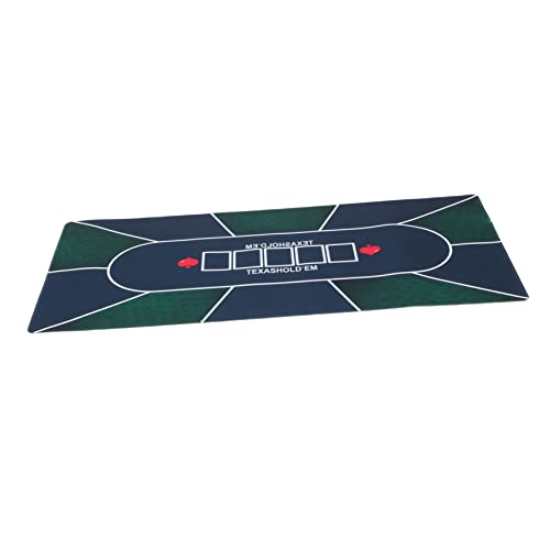 IMIKEYA Texas Hold'em Table Pad Poker Tisch Für Spielmatten Gummi von IMIKEYA