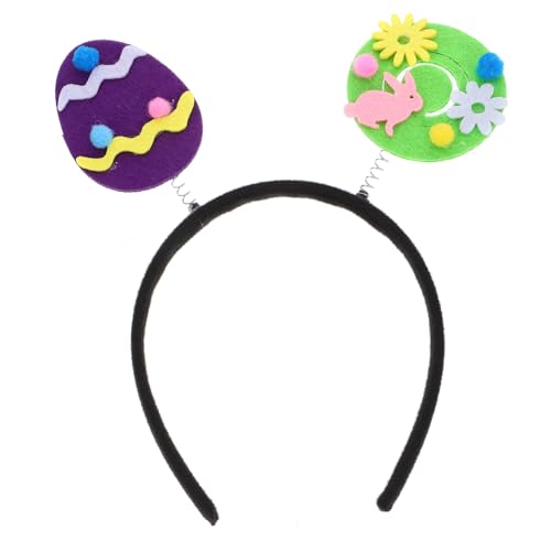 IMIKEYA Themen Haarband mit Buntem Eier Design Dekorative Party Haaraccessoires für Ostern Cosplay und Karneval für Fotoshootings und Festliche Anlässe Zufällige Farbe von IMIKEYA