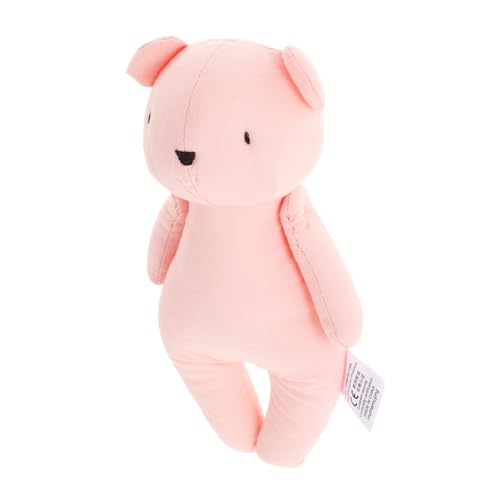 IMIKEYA Tier Trösterpuppe Babyspielzeug Weiches Plüschspielzeug Stofftier Cartoon Für Babys Stofftier Entzückendes Puppenspielzeug Für Bärenpuppe Säuglingsspielzeug Beige von IMIKEYA