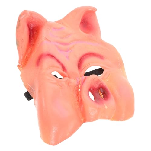 IMIKEYA Tierische Schweinemaske aus Halbe Gesichtsbedeckung Lustige Party für Halloween Cosplay und Maskerade Einzigartiges Design für Erwachsene Karnevalsveranstaltungen von IMIKEYA