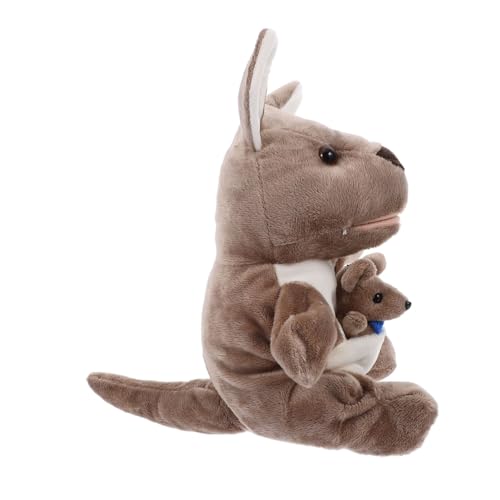 IMIKEYA Tierplüschtier Tiere Realistisch Groß Kuschelig Weiche Tierpuppe Kleinkinder Niedlich Geschichtenerzählen Interaktive Plüschtierhandpuppen Emuliertes Tierspielzeug Handspielzeug von IMIKEYA