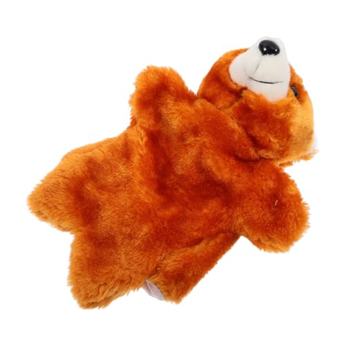 IMIKEYA Tierspielzeug Für Die Geschichtenerzählzeit Babyspielzeug Handpuppe In Bärenform Bär Tierpuppe Handpuppen Für Kleinkinder 1–3 Dekoratives Handspielzeug Tierspielzeug Zum von IMIKEYA