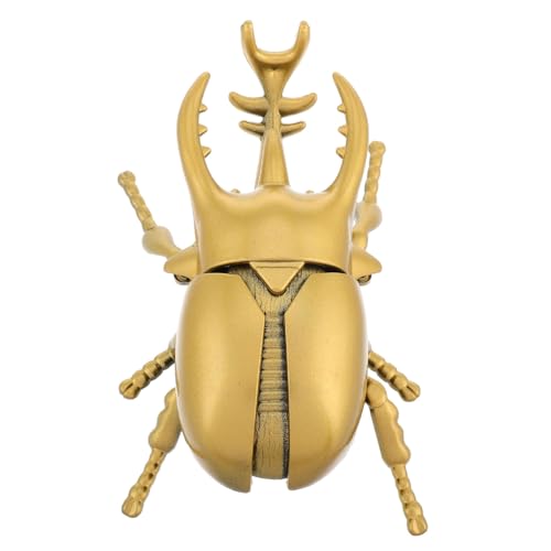 IMIKEYA Tierspielzeug Künstliches Insekt Halloween-partygeschenke Realistisches Insektenspielzeug Gefälschtes Insekt Realistische Fehler Wissenschaftliches Plastik Golden von IMIKEYA
