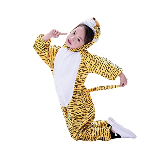 IMIKEYA Tiger Kostüm Für Tier Cosplay Outfit Für Rollenspiele Fasching Halloween Und Partys Für Tierdarstellungen Und Bühnenaufführungen von IMIKEYA