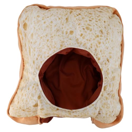 IMIKEYA Toast Brot Hut Lustige Kopfbedeckung für Fotografie und Kostümparty Plüsch Toast Brot Form Mütze für Rollenspiele Maskeraden und Besondere Anlässe IMIKEYA Toast Brot Hut Lustige Kopfbedeckung für Fotografie und Kostümparty Plüsch Toast Brot Form Mütze für Rollenspiele Maskeraden und Besondere Anlässe von IMIKEYA