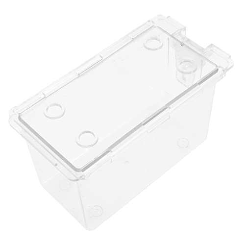 IMIKEYA Verschließbare Box Abfallkartenbox Spielaufbewahrungskoffer Halter Organizer Serviert Kartenspiel Spielkartenetui Pokerkarten Professionelle Party Hält Schwarze Folie von IMIKEYA