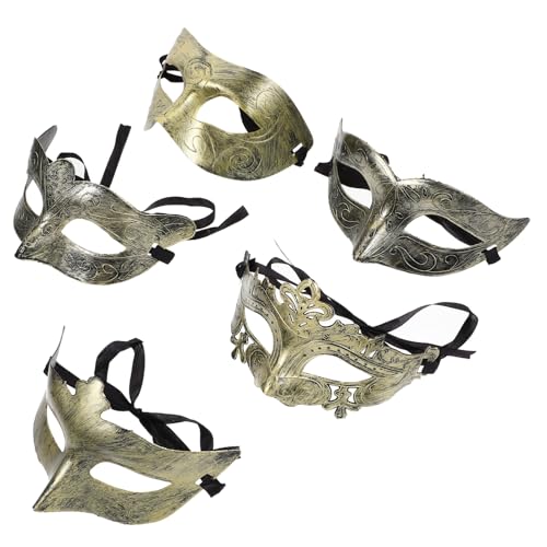 IMIKEYA Vintage Halbmaske Maskerade Requisite Für Erwachsene Cosplay Masken Für Halloween Und Partys Inklusive Retro Designs Für Kreative Gestaltungen IMIKEYA Vintage Halbmaske Maskerade Requisite Für Erwachsene Cosplay Masken Für Halloween Und Partys Inklusive Retro Designs Für Kreative Gestaltungen von IMIKEYA