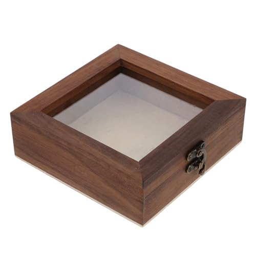 IMIKEYA Vintage Holz Specimen Display Box mit Staubschutz Rechteckige Schaukasten Aufbewahrungsbox für Insekten Gepresste Blumen und Fotos Robustes Schwarzes Walnussholz IMIKEYA Vintage Holz Specimen Display Box mit Staubschutz Rechteckige Schaukasten Aufbewahrungsbox für Insekten Gepresste Blumen und Fotos Robustes Schwarzes Walnussholz von IMIKEYA