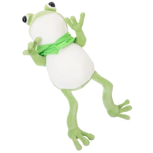 IMIKEYA Weiches Frosch Plüschtier Großes Kuscheltier Süße Tier aus Plüsch und für Dekoration für Bett oder Sofa Kawaii Frosch Design IMIKEYA Weiches Frosch Plüschtier Großes Kuscheltier Süße Tier aus Plüsch und für Dekoration für Bett oder Sofa Kawaii Frosch Design von IMIKEYA
