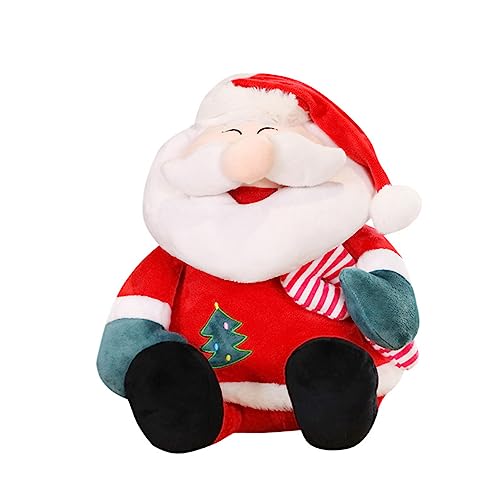 IMIKEYA Weihnachtsmann Plüschfigur Niedliches Santa Kuscheltier für Perfektes Weihnachtsdekor für Partys und Festliche Anlässe Verarbeitet und Angenehm zu Berühren von IMIKEYA