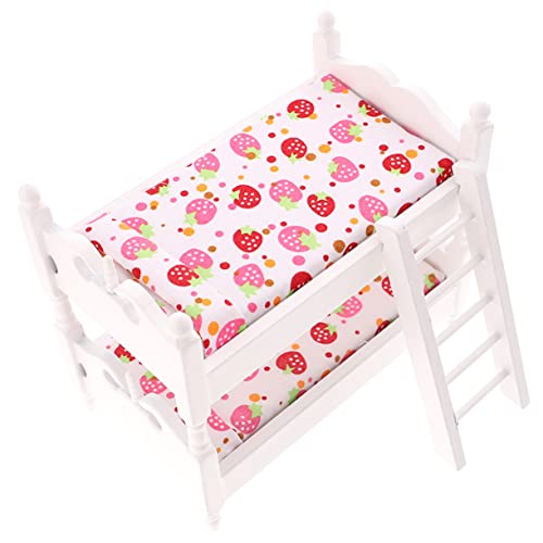 IMIKEYA Weißes Bunkbett für Kinderzimmer und Schlafzimmer Kissen und Decken für Mini Accessoires IMIKEYA Weißes Bunkbett für Kinderzimmer und Schlafzimmer Kissen und Decken für Mini Accessoires von IMIKEYA