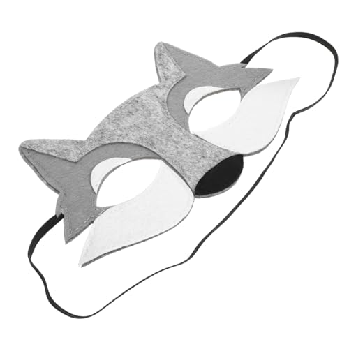 IMIKEYA Wolfskopfmaske halloween dekoration Wolfsmaske Kostümzubehör Karnevalsverkleidung Maskenball Cosplay Karikatur Erwachsene für LED Halloween-Maske Tiermasken aus Filz gefühlt Grey IMIKEYA Wolfskopfmaske halloween dekoration Wolfsmaske Kostümzubehör Karnevalsverkleidung Maskenball Cosplay Karikatur Erwachsene für LED Halloween-Maske Tiermasken aus Filz gefühlt Grey von IMIKEYA