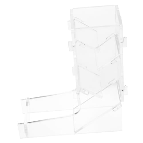 IMIKEYA Würfelturm Turmwürfel Würfelrollender Turm DIY-brettspiel Zubehör Für Brettspiele Würfelrolltablett Würfeltürme Tischspiele, Würfelspiele DIY-spielbrett Acryl Transparent von IMIKEYA