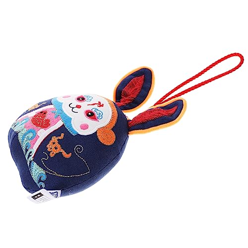 IMIKEYA Wufu Kaninchen Ornament Dekoration Ausgestopftes Häschen Maskottchen Puppe Entzückendes Häschen Jahr des Kaninchens Puppe Häschen Stofftier Kaninchen Puppe IMIKEYA Wufu Kaninchen Ornament Dekoration Ausgestopftes Häschen Maskottchen Puppe Entzückendes Häschen Jahr des Kaninchens Puppe Häschen Stofftier Kaninchen Puppe von IMIKEYA