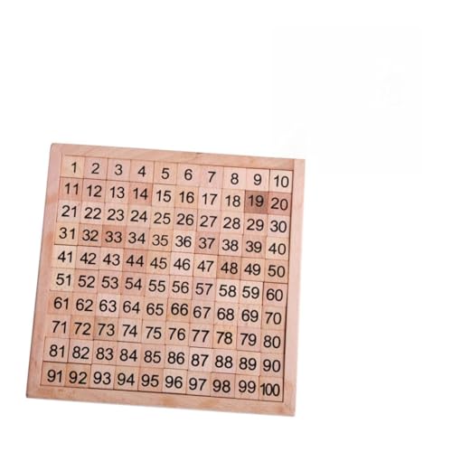 IMIKEYA Zahlenpuzzle Pädagogisches Holzspielzeug Für Frühe Bildung Für Kleinkinder Lustiges Lernspielzeug Für Jungen Und Mädchen Für Motorische Fähigkeiten von IMIKEYA