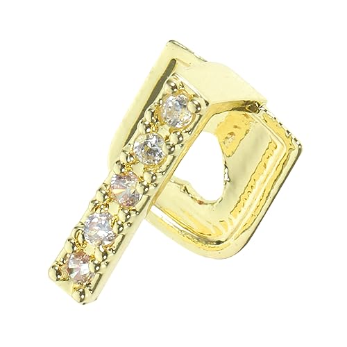 IMIKEYA Zahn Grill Zubehör Goldene Hip Hop Grills für Party Style Abnehmbar Langlebig aus Einzigartiges Design für Fasching Musikfestivals Passt Meisten Menschen von IMIKEYA