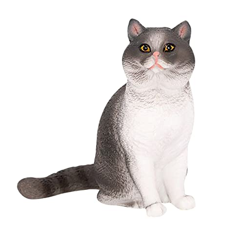 IMIKEYA kurzhaarige Katzenverzierung für kinderspielzeug kinderf sankastenspielsachen Children Toys Katzenschmuck Desktop-Schmuck kreative Handwerksstatue Plastik Weiß IMIKEYA kurzhaarige Katzenverzierung für kinderspielzeug kinderf sankastenspielsachen Children Toys Katzenschmuck Desktop-Schmuck kreative Handwerksstatue Plastik Weiß von IMIKEYA