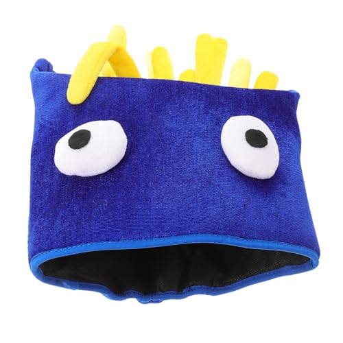 IMIKEYA lustiger Hut Lebensmittelkissen Pommes-Frites-Bett Bananenhut Buntstift Hut -Geburtstagsmütze Hamburger Kostüm für Bananenkostüm für Teenager Samt Blue von IMIKEYA