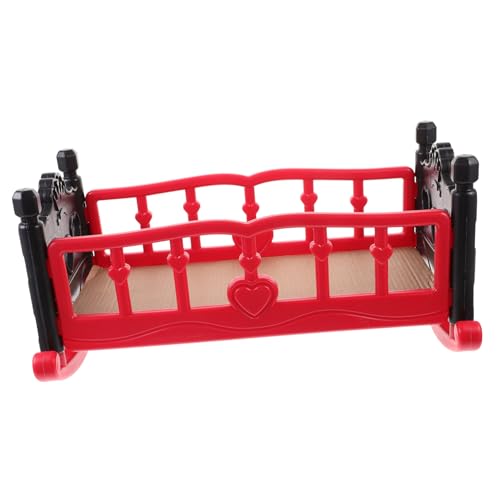 IMIKEYA puppenmöbel Puppenbett Spielzeugbett Miniaturmöbel Kinderzimmer-Dekoration Hausspielzeug Babypuppen-Krippenmodell Babypuppen-Krippenspielzeug Plastik rot IMIKEYA puppenmöbel Puppenbett Spielzeugbett Miniaturmöbel Kinderzimmer-Dekoration Hausspielzeug Babypuppen-Krippenmodell Babypuppen-Krippenspielzeug Plastik rot von IMIKEYA