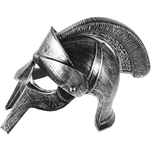 IMIKEYA römischer Helm spartanisch Ritter kahl Kostüm Wikingerhelm mittelalterlicher Helm römischer Soldatenhelm Mittelalterliche Helme für Männer Plastik Silver IMIKEYA römischer Helm spartanisch Ritter kahl Kostüm Wikingerhelm mittelalterlicher Helm römischer Soldatenhelm Mittelalterliche Helme für Männer Plastik Silver von IMIKEYA