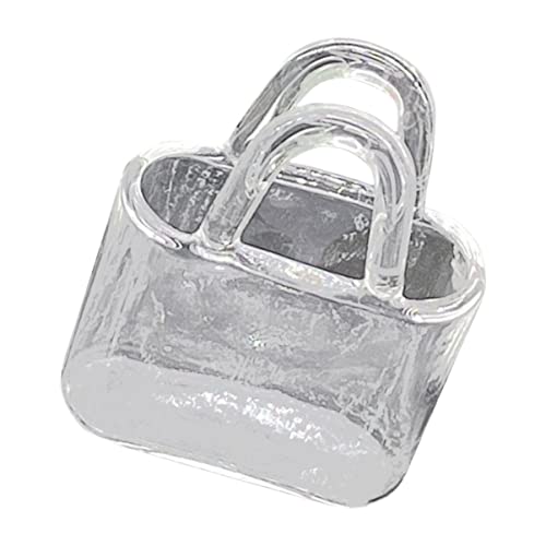 IMIKEYA tragbare Glastasche klar klein klare Vase in Handtaschenform Mini Dekorationen sicherheitsleine Safe -Vase Dekoration des Spielhauses Puppenvase Transparent IMIKEYA tragbare Glastasche klar klein klare Vase in Handtaschenform Mini Dekorationen sicherheitsleine Safe -Vase Dekoration des Spielhauses Puppenvase Transparent von IMIKEYA