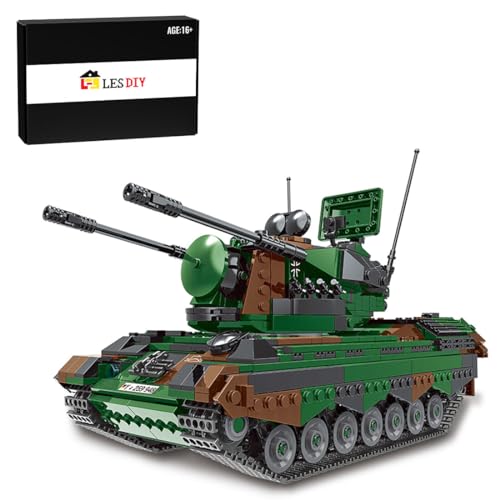 IMOC Technic Militär Kampfpanzer Bausatz, Bausteine Der Militärpanzerserie, Kompatibel mit Lego (1352 Teile) von IMOC