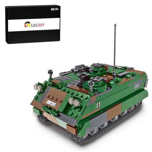 IMOC Technic Militär Kampfpanzer Bausatz, Bausteine Der Militärpanzerserie, Kompatibel mit Lego (735 Teile) von IMOC