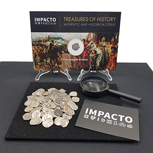 IMPACTO COLECCIONABLES Spanien Münzen - Antike münzen - Silbermünze aus den Alten spanischen Kolonien. Geprägt zwischen 1.700 und 1746 von IMPACTO COLECCIONABLES