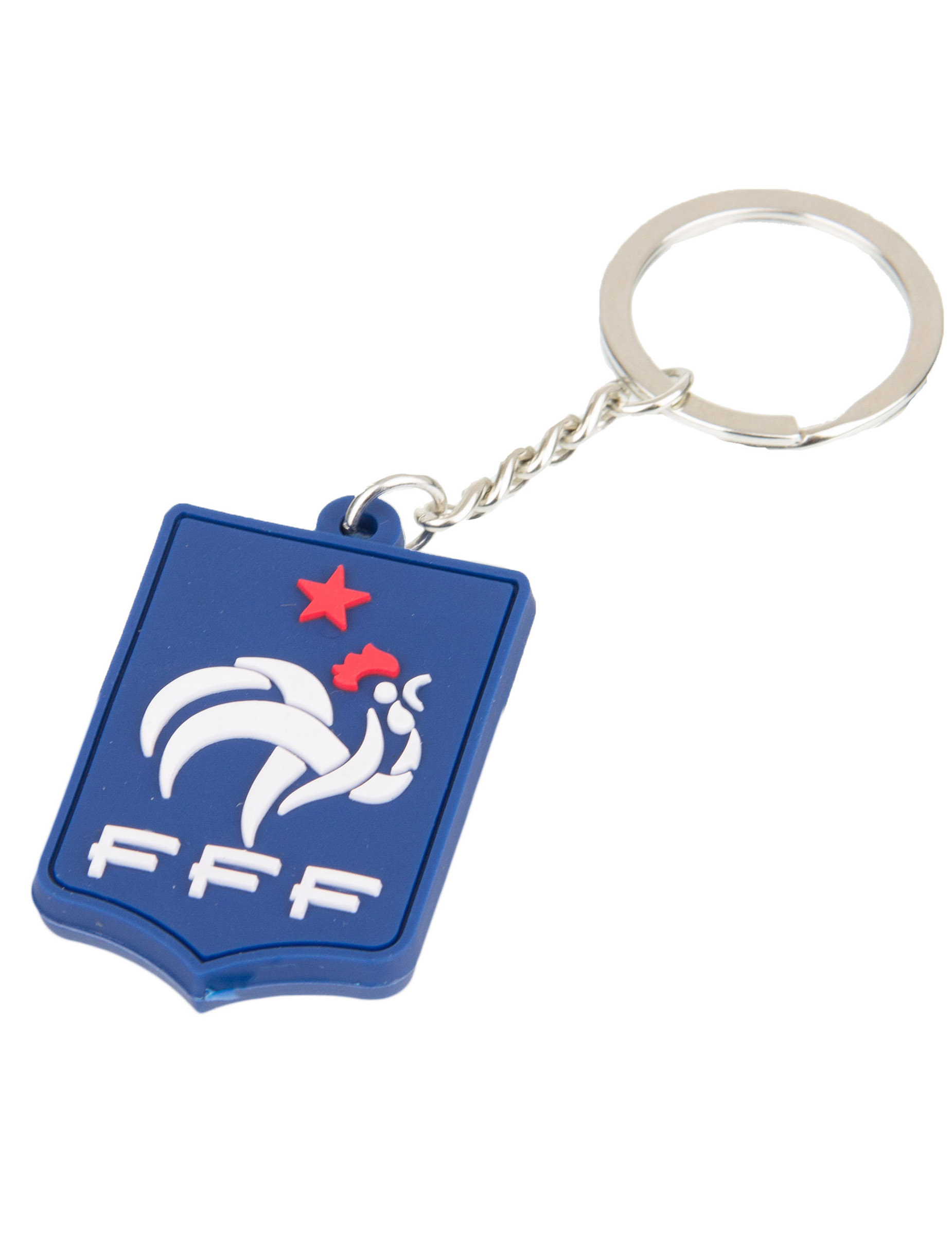 Frankreich Fan FFF Schlüsselanhänger Lizenzartikel Fußball blau-weiß-rot 3 x 4 cm Frankreich Fan FFF Schlüsselanhänger Lizenzartikel Fußball blau-weiß-rot 3 x 4 cm von IMPORTYS
