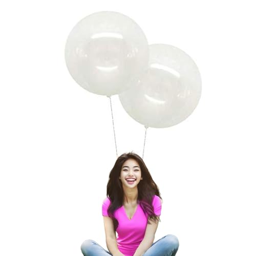 IN-JOOYAA 5 Stück 60 cm Latexballons transparent Dicke große Ballons für Fotoshooting Hochzeit Babyparty Geburtstag Party Dekorationen IN-JOOYAA 5 Stück 60 cm Latexballons transparent Dicke große Ballons für Fotoshooting Hochzeit Babyparty Geburtstag Party Dekorationen von IN-JOOYAA
