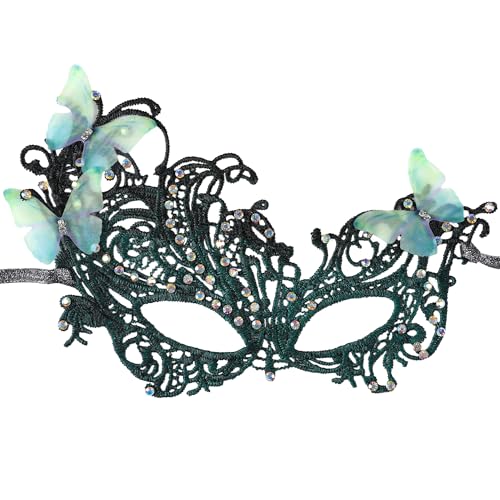 INCOK Schwarz Spitze Maskenball Masken für Damen - Schmetterling Waldfee Augenmaske Karneval Maske Männer Frauen Venezianische Maskerade Maske zum Halloween Ballparty Kostüm INCOK Schwarz Spitze Maskenball Masken für Damen - Schmetterling Waldfee Augenmaske Karneval Maske Männer Frauen Venezianische Maskerade Maske zum Halloween Ballparty Kostüm von INCOK