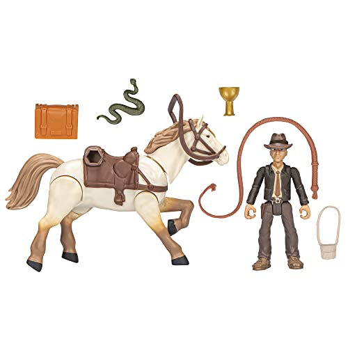 Indiana Jones Worlds of Adventure with Horse Action Figure Set, 2.5-inch, Action Figures for Kids Ages 4 and Up Indiana Jones Worlds of Adventure with Horse Action Figure Set, 2.5-inch, Action Figures for Kids Ages 4 and Up von Hasbro