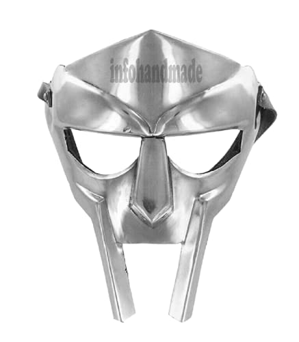 INFOHANDMADE Römischer Gladiator-Helm, 18 Gauge, Eisen, Stahl, handgeschmiedet, MF-Doom, Party-Requisite, Kostüme INFOHANDMADE Römischer Gladiator-Helm, 18 Gauge, Eisen, Stahl, handgeschmiedet, MF-Doom, Party-Requisite, Kostüme von INFOHANDMADE