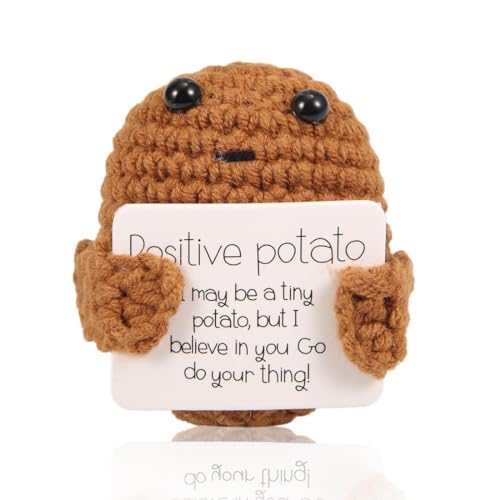 INGJIA Positive Potato Pocket Hug Geschenk, Mini-Plüsch Figuren Lustige Positive Kartoffel Puppe, Geschenke für Freundin, Geschenk für Freund, Mutmacher Geschenk, Geschenke für Frauen INGJIA Positive Potato Pocket Hug Geschenk, Mini-Plüsch Figuren Lustige Positive Kartoffel Puppe, Geschenke für Freundin, Geschenk für Freund, Mutmacher Geschenk, Geschenke für Frauen von INGJIA