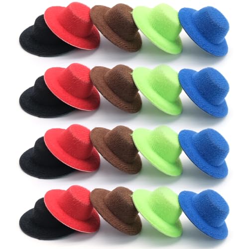 INHEMING 20 Stück Miniatur Puppenhüte Hut, Mini-Zylinder Sombrero-Hüte, Kleine Hüte Filze, Für DIY-Dekoration INHEMING 20 Stück Miniatur Puppenhüte Hut, Mini-Zylinder Sombrero-Hüte, Kleine Hüte Filze, Für DIY-Dekoration von inheming