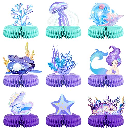 INHEMING 9 Stück Honeycomb Tischdekoration Meerjungfrau Party Waben Tischdeko Bienenwaben Deko Mittelstücke für Kinder Geburtstag Baby Shower Party INHEMING 9 Stück Honeycomb Tischdekoration Meerjungfrau Party Waben Tischdeko Bienenwaben Deko Mittelstücke für Kinder Geburtstag Baby Shower Party von inheming