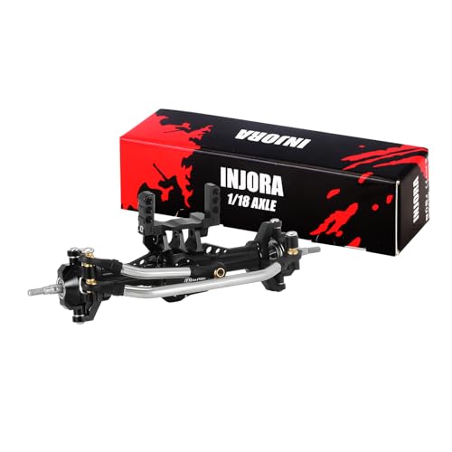 INJORA +4mm Aluminium Vorderachse mit abgelegter Servohalterung und Verbindung für 1/18 TRX4M RC Upgrade INJORA +4mm Aluminium Vorderachse mit abgelegter Servohalterung und Verbindung für 1/18 TRX4M RC Upgrade von INJORA