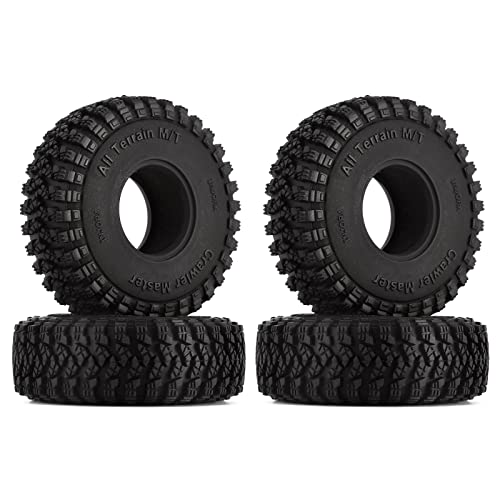 INJORA 1.0 RC Reifen Soft Rubber Tire Alle Gelände 58 * 20mm für 1/24 1/18 TRX4M Axial SCX24 C10 Deadbolt JLU Gladiator Bronco Upgrade RC Crawler Car INJORA 1.0 RC Reifen Soft Rubber Tire Alle Gelände 58 * 20mm für 1/24 1/18 TRX4M Axial SCX24 C10 Deadbolt JLU Gladiator Bronco Upgrade RC Crawler Car von INJORA