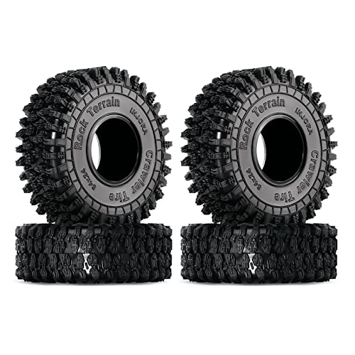 INJORA 1.0 Reifen 64 * 24mm Weich Gummi Raupen Reifen für Axial SCX24 AX24 Bronco Gladiator Deadbolt JLU FCX18 FCX24 Enduro24 1/18 1/24 RC Raupenwagen, T1011(S5) INJORA 1.0 Reifen 64 * 24mm Weich Gummi Raupen Reifen für Axial SCX24 AX24 Bronco Gladiator Deadbolt JLU FCX18 FCX24 Enduro24 1/18 1/24 RC Raupenwagen, T1011(S5) von INJORA