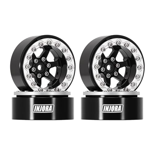 INJORA 1.3" Aluminium Beadlock-Felgen -5,25 mm Offset für SCX24 TRX4M 1/24 1/18 RC Crawler INJORA 1.3" Aluminium Beadlock-Felgen -5,25 mm Offset für SCX24 TRX4M 1/24 1/18 RC Crawler von INJORA