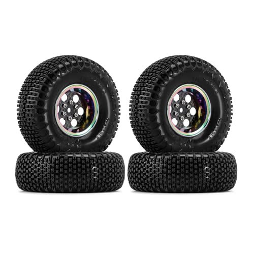 INJORA 1.3" ModuWheel Beadlock Felgen 6-Loch mit XHX Pin Reifen 72 * 24mm für TRX4M SCX24 1/18 1/24 RC Crawler von INJORA