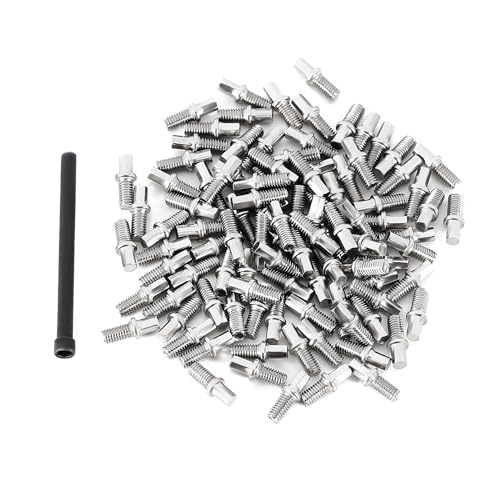 INJORA 100 Stück M3*6MM Skalen-Edelstahlnabenschrauben-Set für 1/10 RC-Crawler-Upgrade von INJORA
