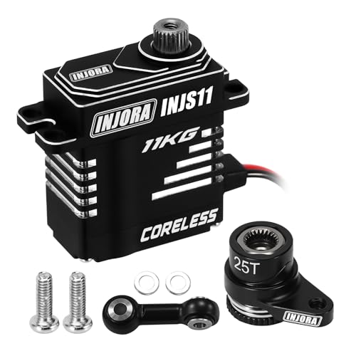 INJORA 25T Aluminium-Servoentslastungssatz mit INJS11 Servo für 1/16 ARRMA Mojave GROM von INJORA