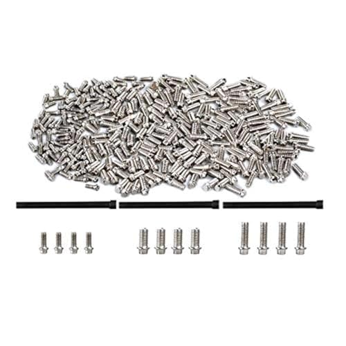 INJORA 300PCS M2 M2.5 M3 Metall Schrauben Kit Felgen für 1/10 RC Car Crawler Traxxas TRX4 TRX6 Axial SCX10 90046 AXI03007 von INJORA