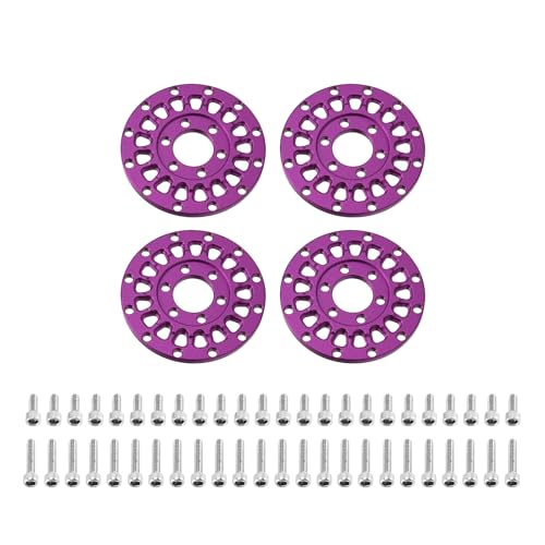 INJORA 4pcs Aluminium Radkappen für 1.0" ModuWheel von INJORA