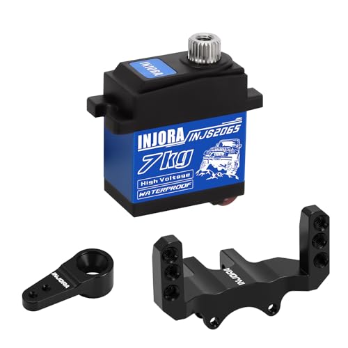 INJORA 7 kg wasserdichter 2065 Servo mit Halterung und Arm für 1/24 Axial SCX24 INJORA 7 kg wasserdichter 2065 Servo mit Halterung und Arm für 1/24 Axial SCX24 von INJORA
