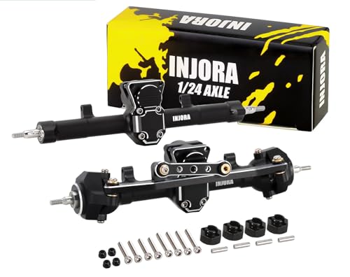 INJORA Aluminium Lager Vorder Hinterradachsen für Axial SCX24 Deadbolt C10 JLU Gladiator Bronco 1/24 RC Crawler Upgrade INJORA Aluminium Lager Vorder Hinterradachsen für Axial SCX24 Deadbolt C10 JLU Gladiator Bronco 1/24 RC Crawler Upgrade von INJORA