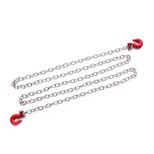 INJORA Anhänger Abschlepphaken Kette Dekoration Zubehör Metall für 1:10 RC Crawler Axial SCX10 TRX4 TRX6 90046 Redcat MST INJORA Anhänger Abschlepphaken Kette Dekoration Zubehör Metall für 1:10 RC Crawler Axial SCX10 TRX4 TRX6 90046 Redcat MST von INJORA