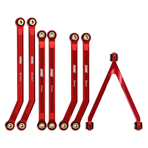 INJORA RC Links Hohem Spielraum CNC Aluminium 133.7mm für 1/24 RC Crawler Auto LWB Axial SCX24 Bronco JT C10 JLU von INJORA